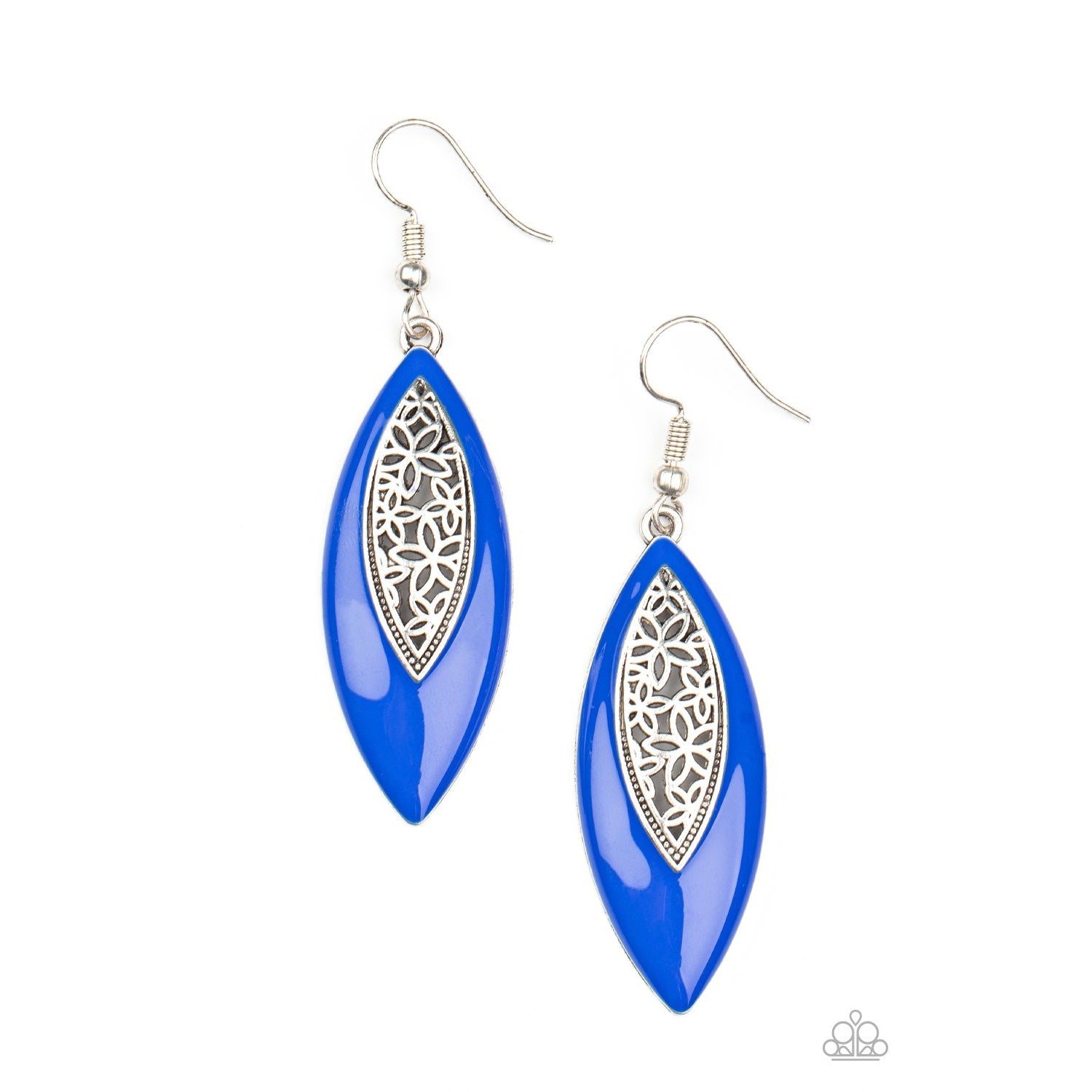 Venetian Vanity - Blue Earrings - Paparazzi Accessories - GlaMarous Titi Jewels