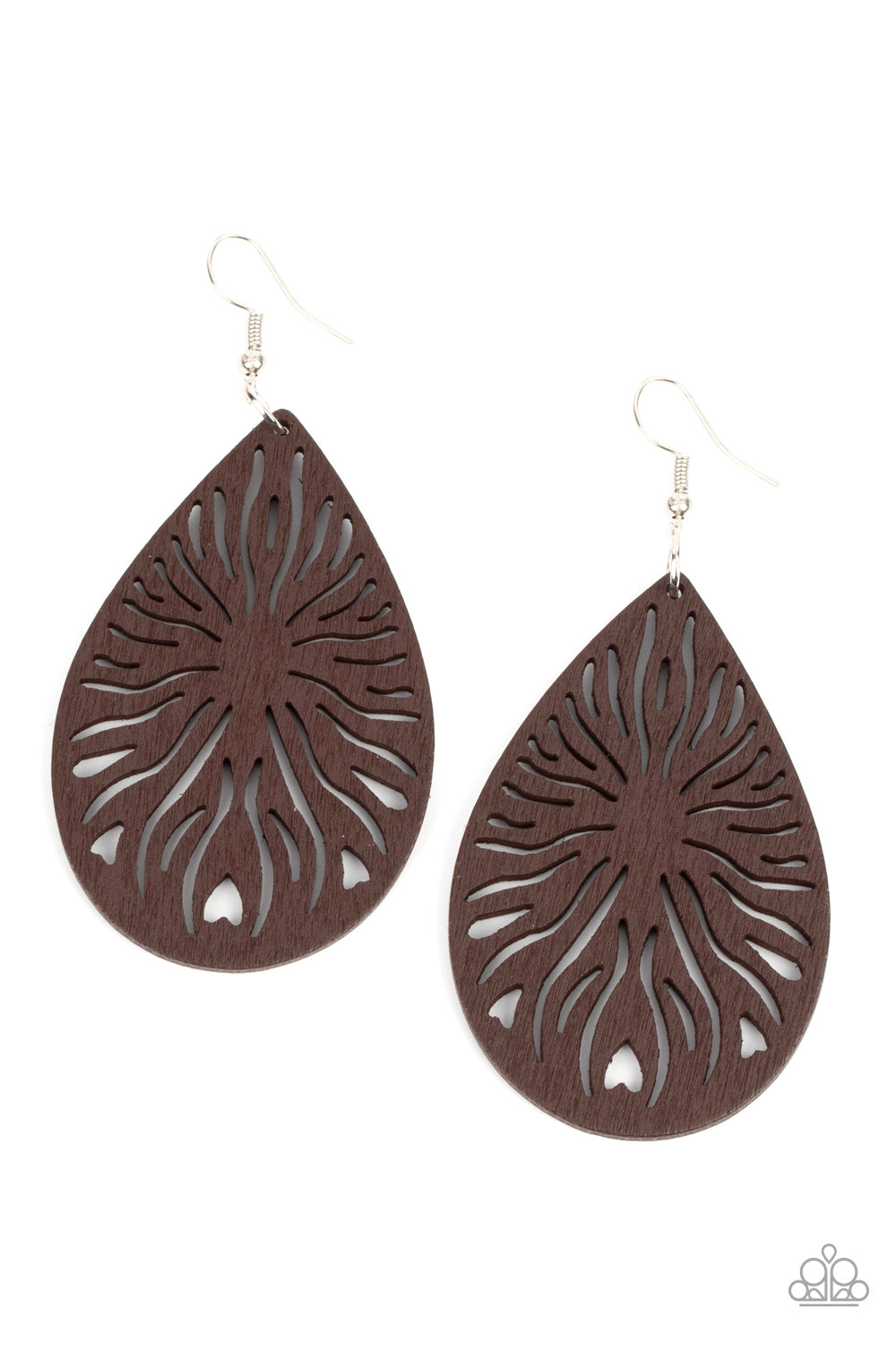 Sunny Incantations - Brown Earrings - Paparazzi Accessories - GlaMarous Titi Jewels