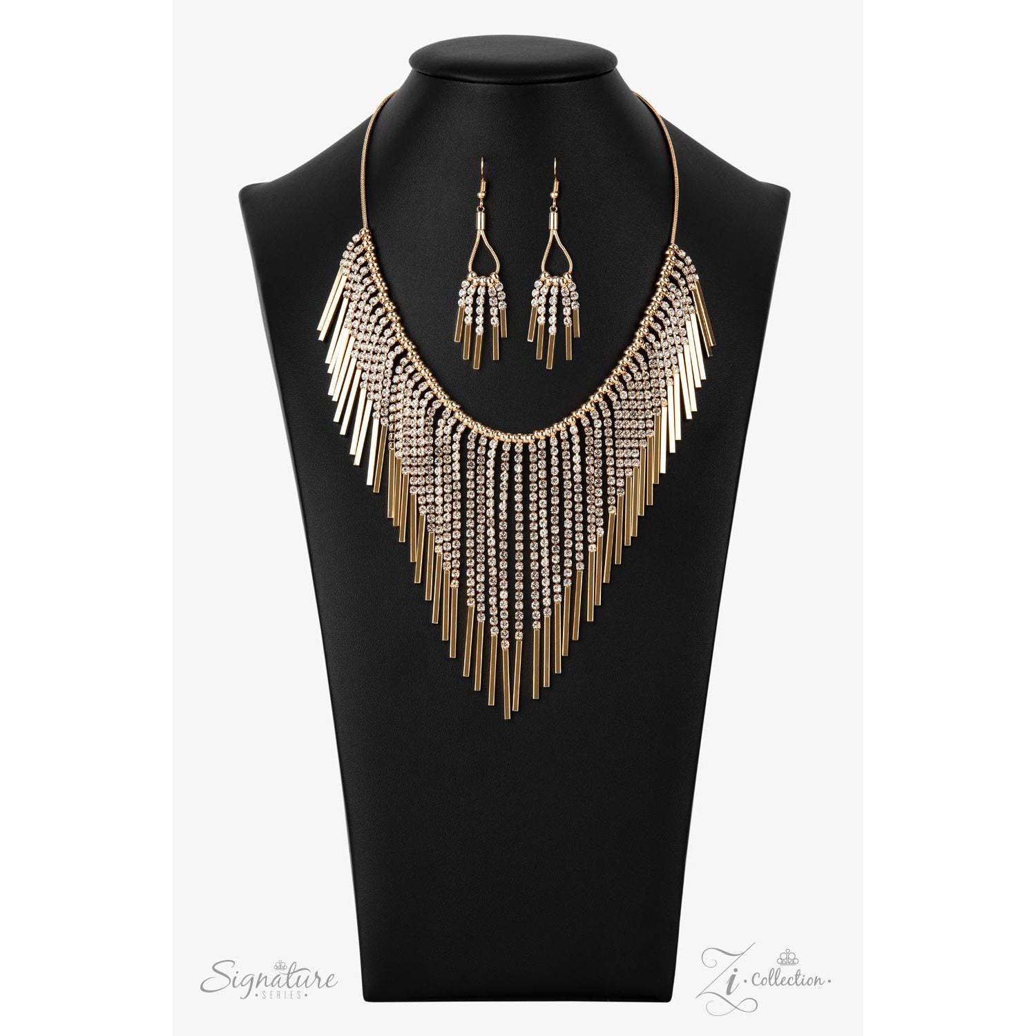 The Amber - 2021 Zi Collection Necklace Set - Paparazzi Accessories - GlaMarous Titi Jewels