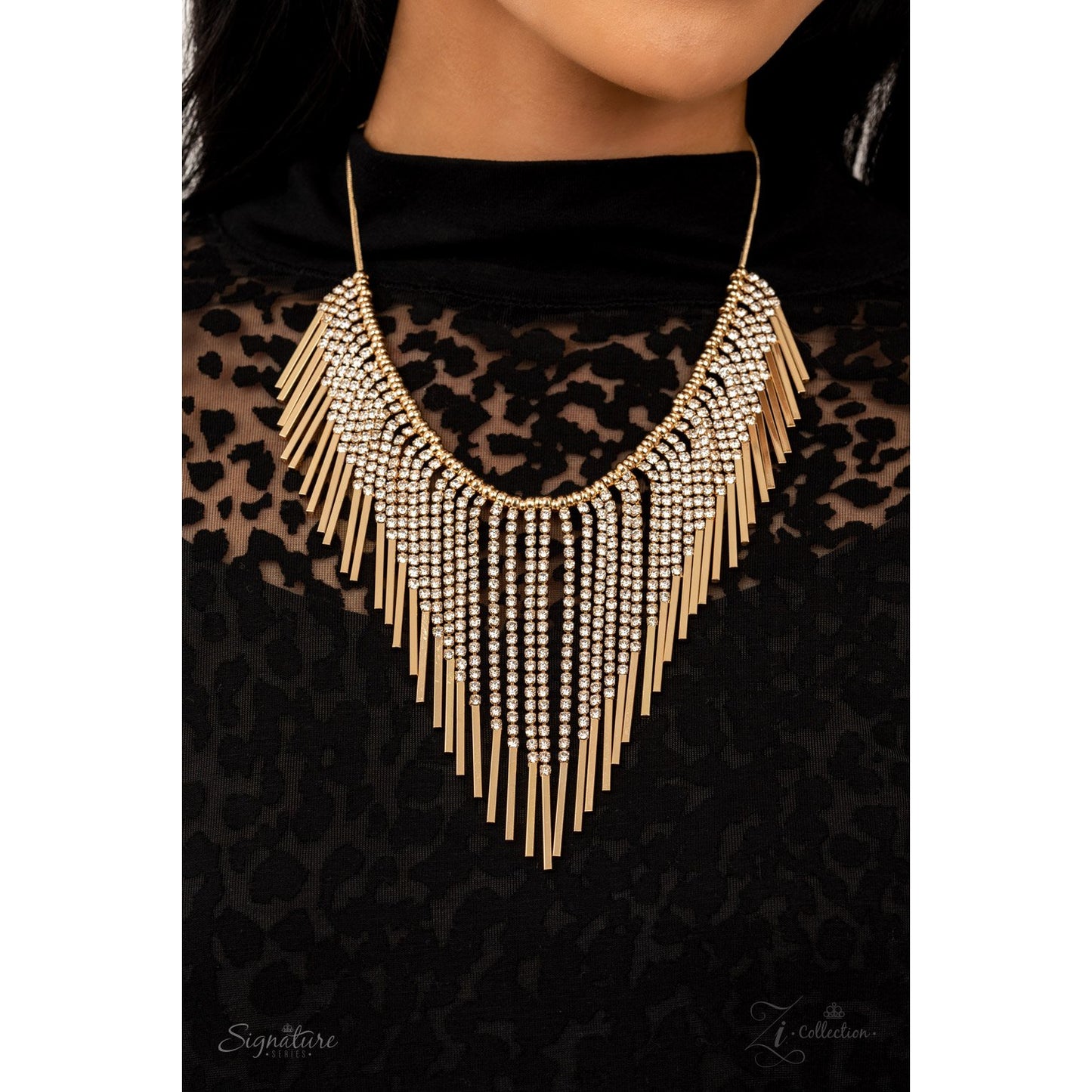 The Amber - 2021 Zi Collection Necklace Set - Paparazzi Accessories - GlaMarous Titi Jewels