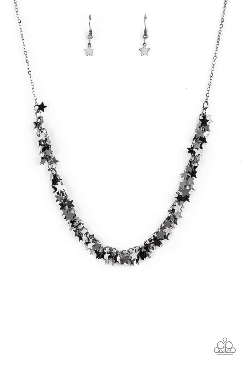 Starry Anthem - Black Necklace - Paparazzi Accessories - GlaMarous Titi Jewels