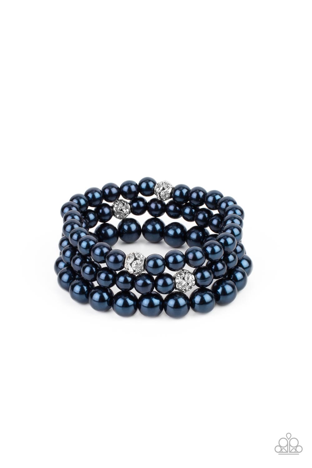 Here Comes The Heiress - Blue Pearl Bracelet - Paparazzi Accessories - GlaMarous Titi Jewels