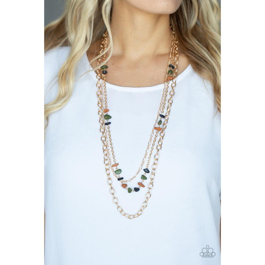 Artisanal Abundance - Multi Necklace - Paparazzi Accessories - GlaMarous Titi Jewels