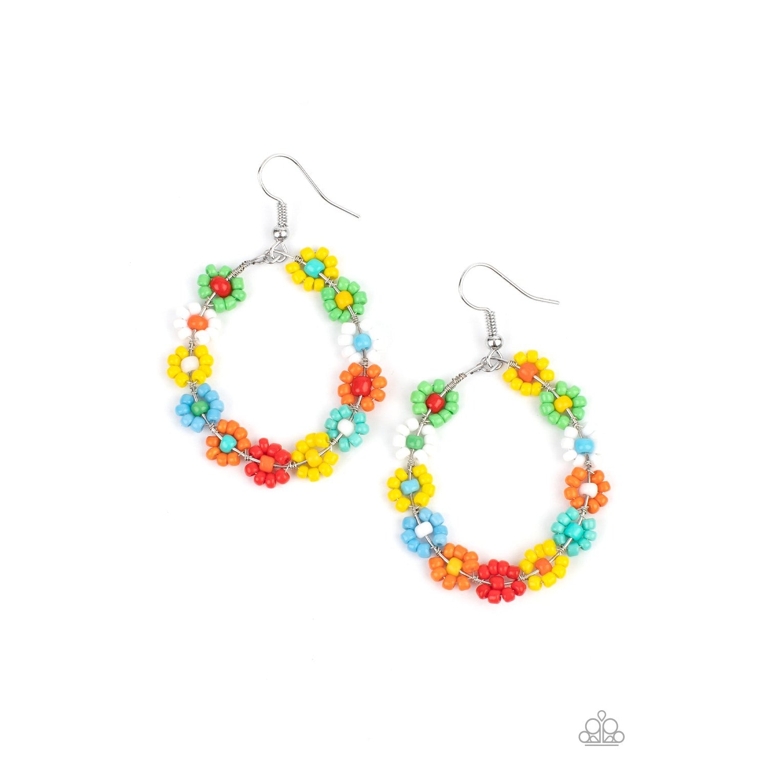 Festively Flower Child - Multi Seed Bead Earrings - Paparazzi Accessories - GlaMarous Titi Jewels