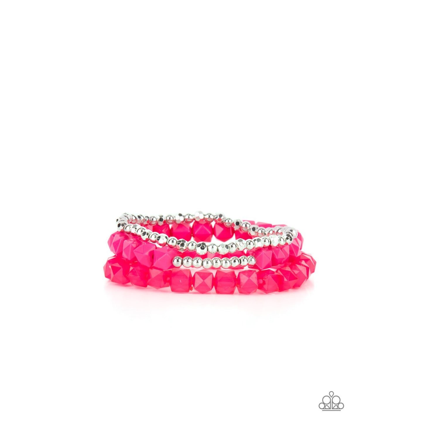 Vacay Vagabond - Pink Bracelet - Paparazzi Accessories - GlaMarous Titi Jewels