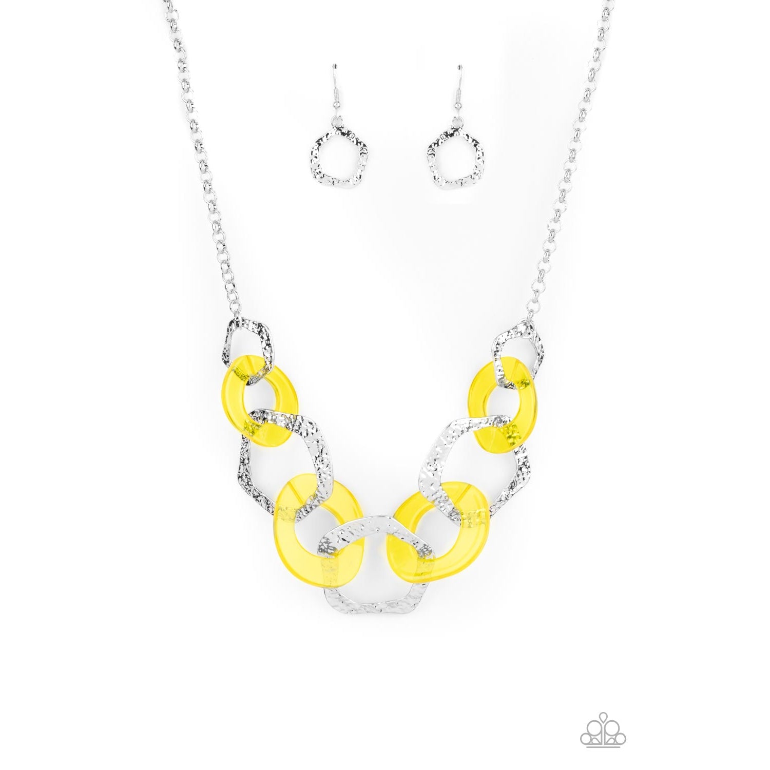 Urban Circus - Yellow Necklace - Paparazzi Accessories - GlaMarous Titi Jewels