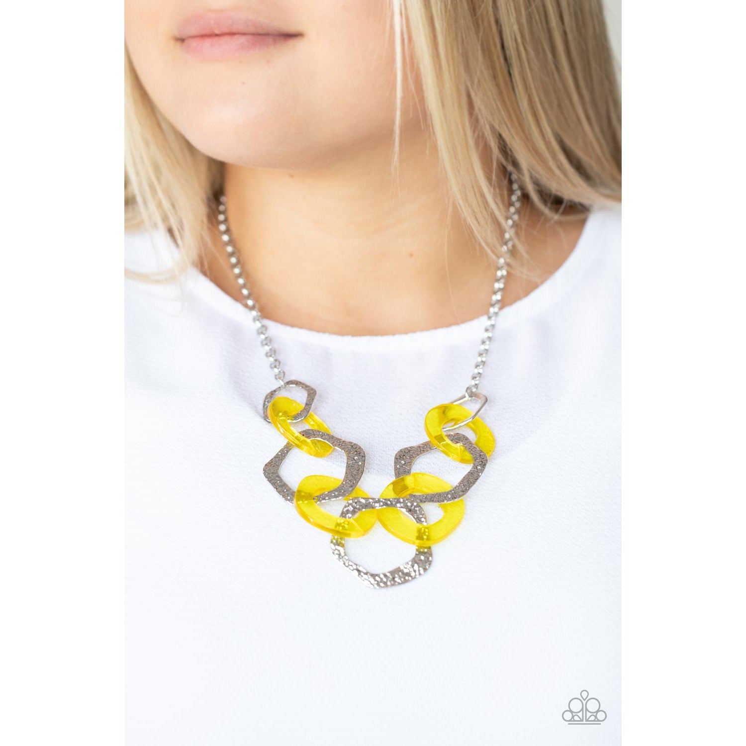 Urban Circus - Yellow Necklace - Paparazzi Accessories - GlaMarous Titi Jewels