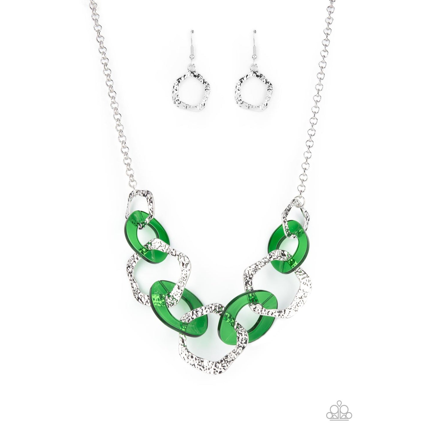 Urban Circus - Green Necklace - Paparazzi Accessories - GlaMarous Titi Jewels