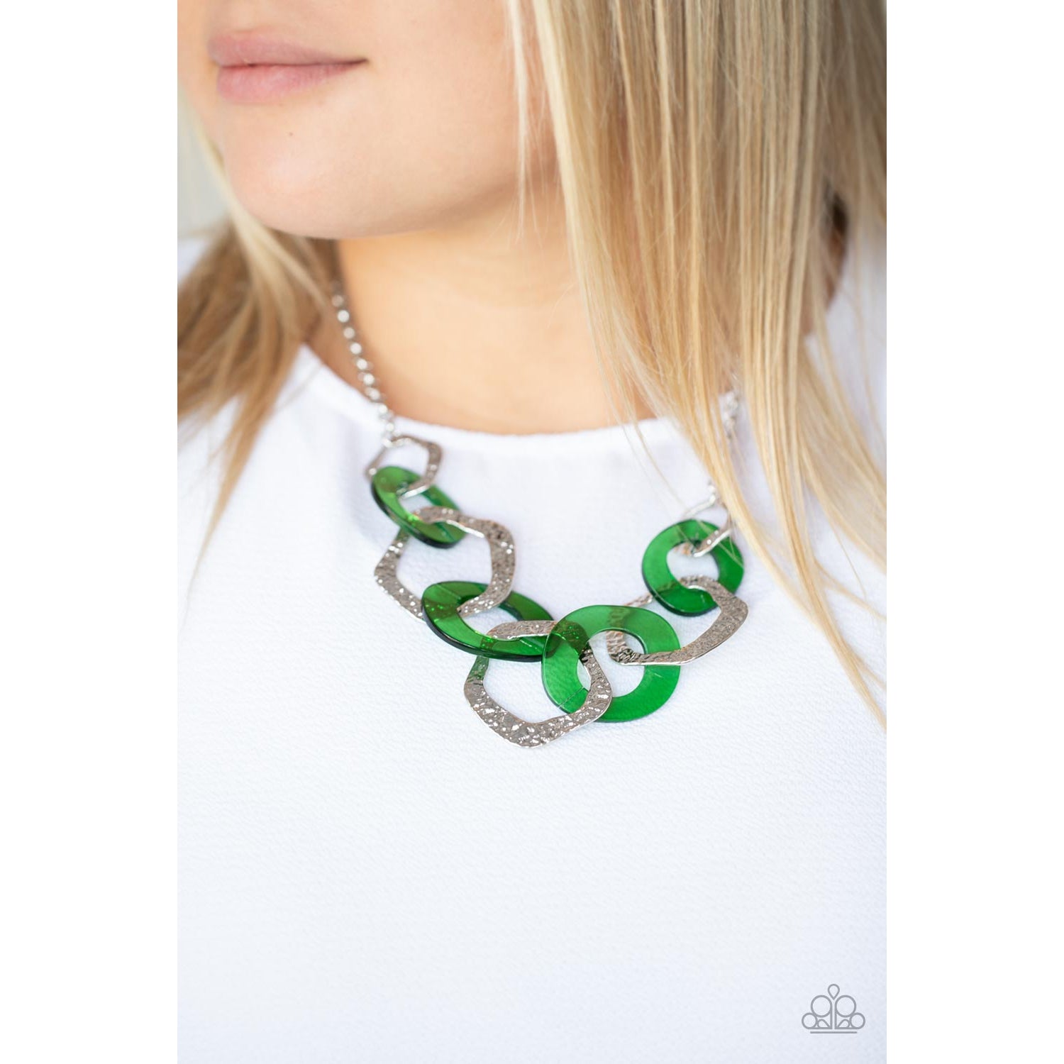 Urban Circus - Green Necklace - Paparazzi Accessories - GlaMarous Titi Jewels