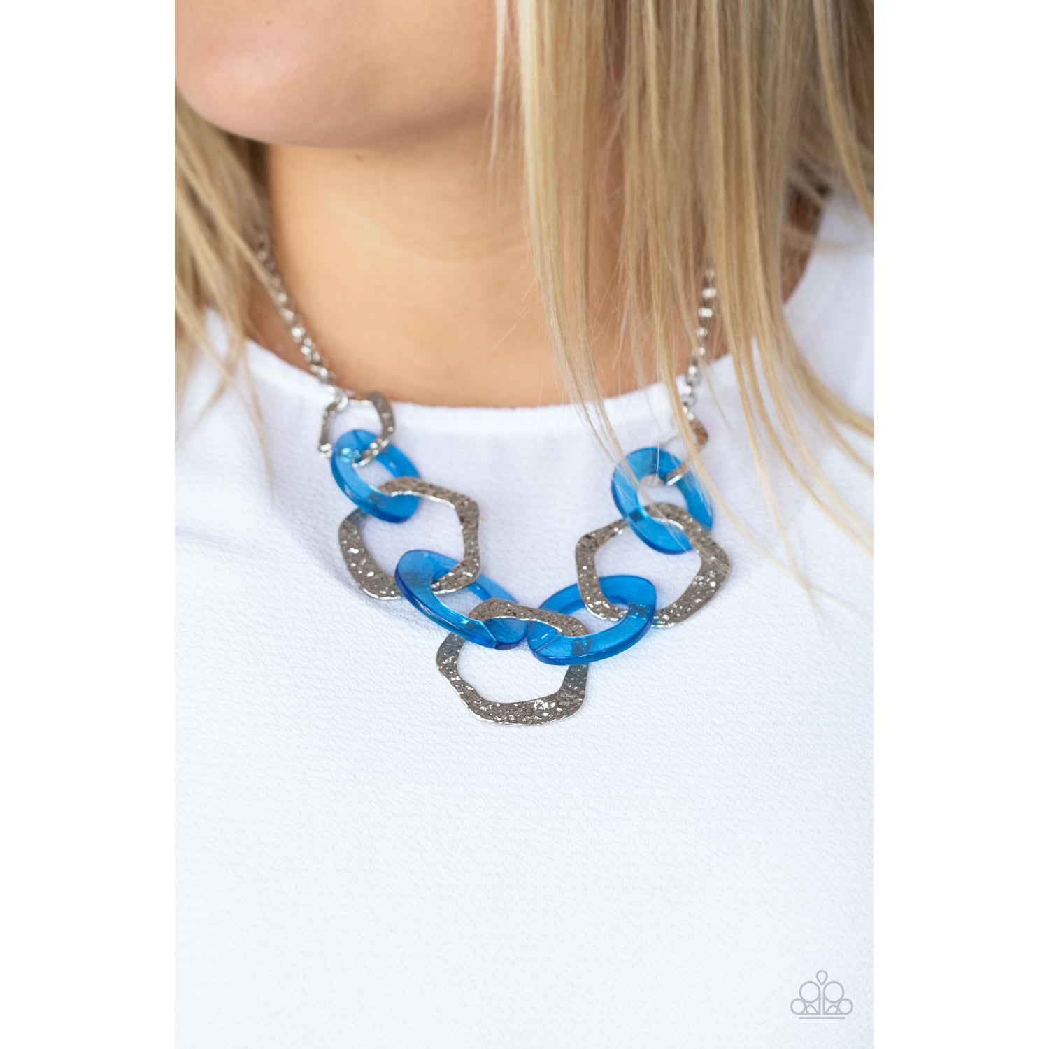 Urban Circus - Blue Necklace - Paparazzi Accessories - GlaMarous Titi Jewels