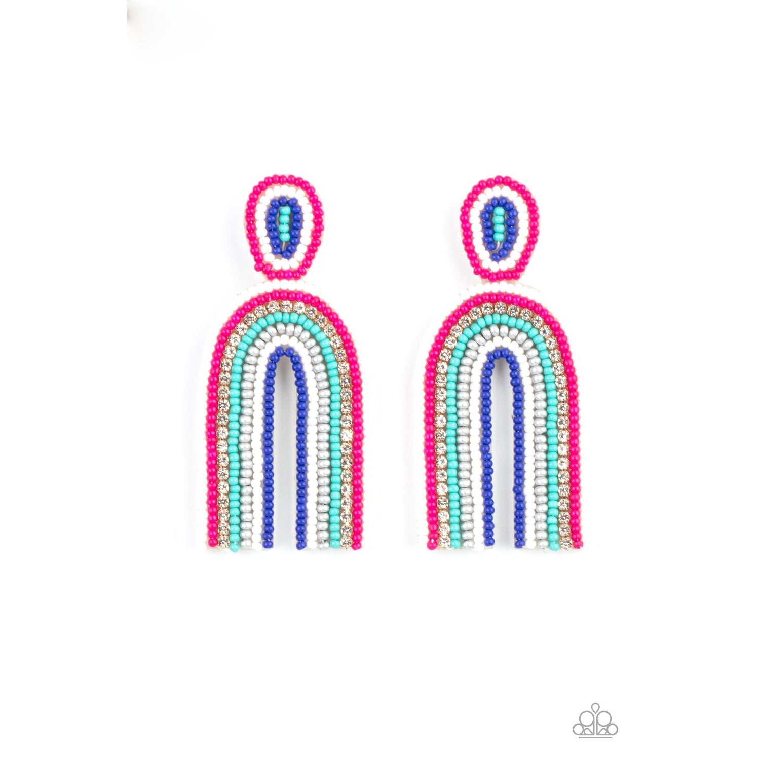 Rainbow Remedy - Multi Seed Bead Earrings - Paparazzi Accessories - GlaMarous Titi Jewels
