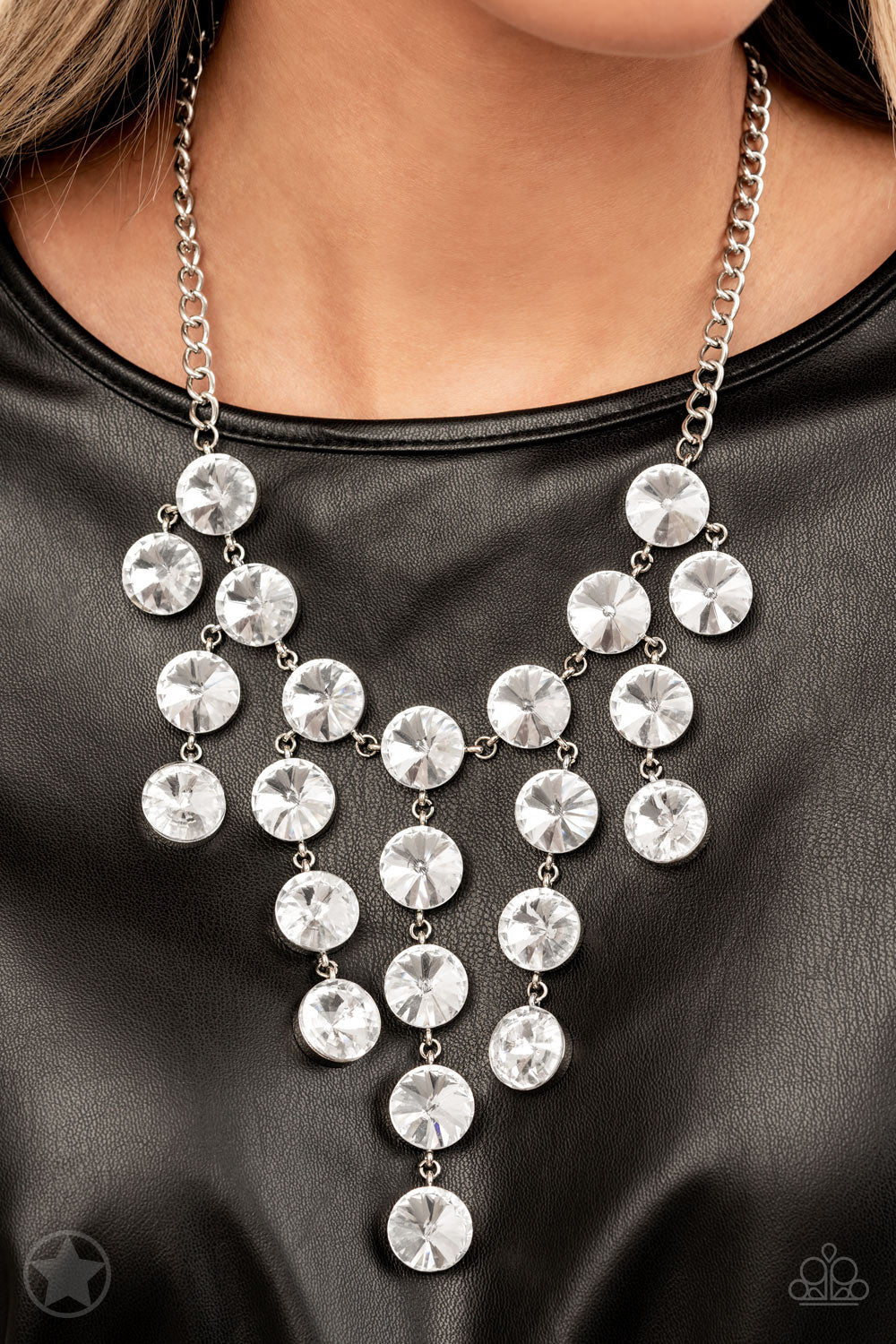 Spotlight Stunner - Blockbuster Rhinestone Necklace - Paparazzi Accessories - GlaMarous Titi Jewels