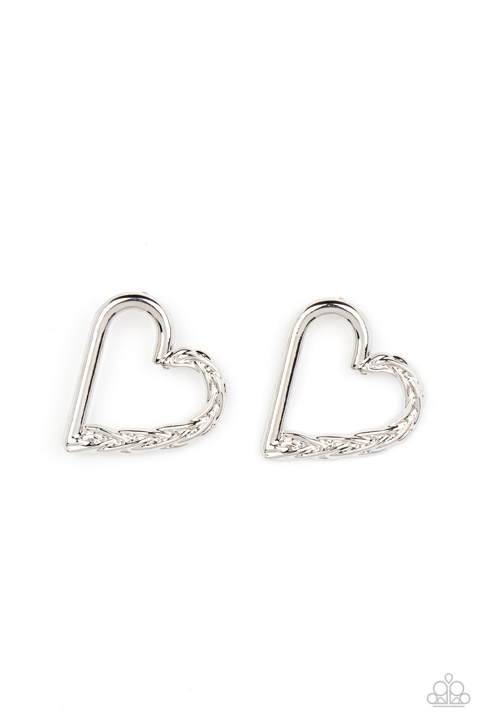 Cupid, Who? - Silver Earrings -Paparazzi Accessories - GlaMarous Titi Jewels