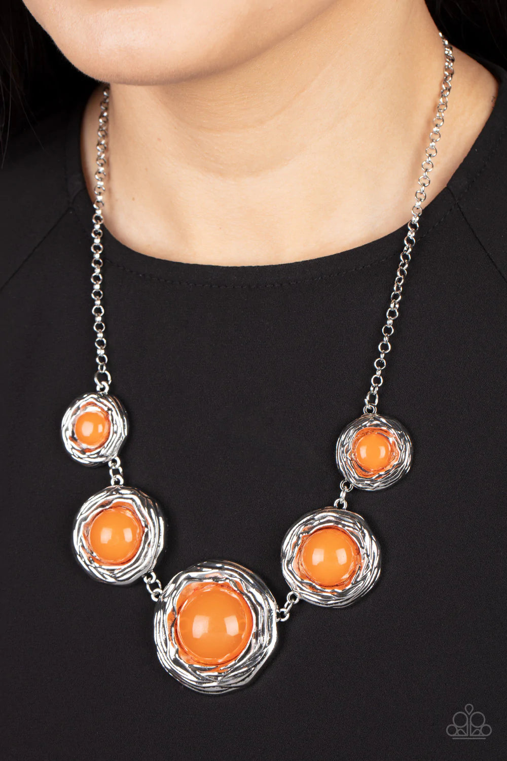 The Next NEST Thing ♥ Orange Necklace ♥ Paparazzi Accessories - GlaMarous Titi Jewels