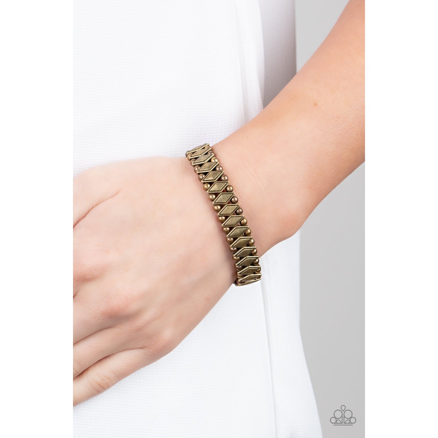 Abstract Advisory - Brass Bracelet - Paparazzi Accessories - GlaMarous Titi Jewels