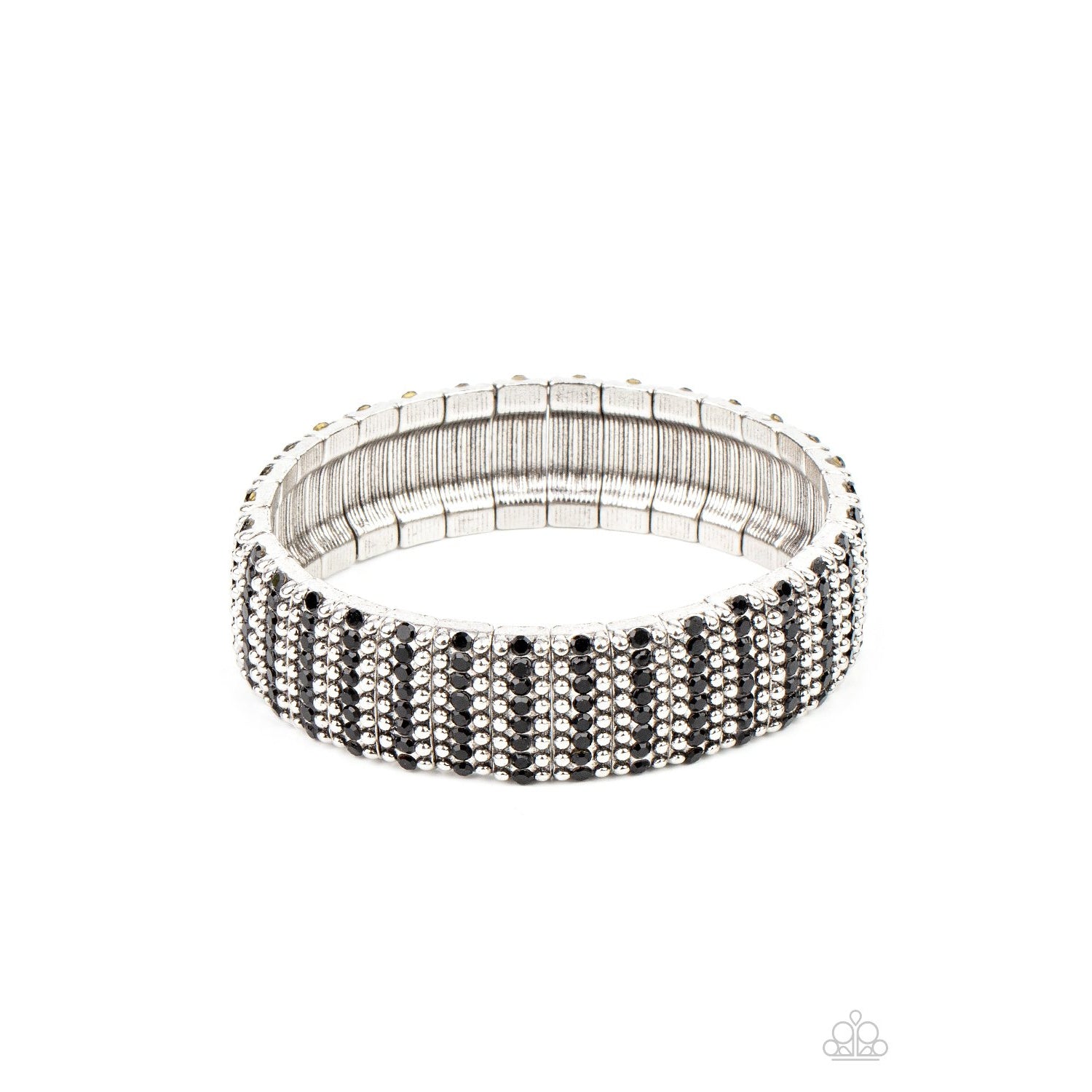 The GRIT Factor - Black Bracelet - Paparazzi Accessories - GlaMarous Titi Jewels