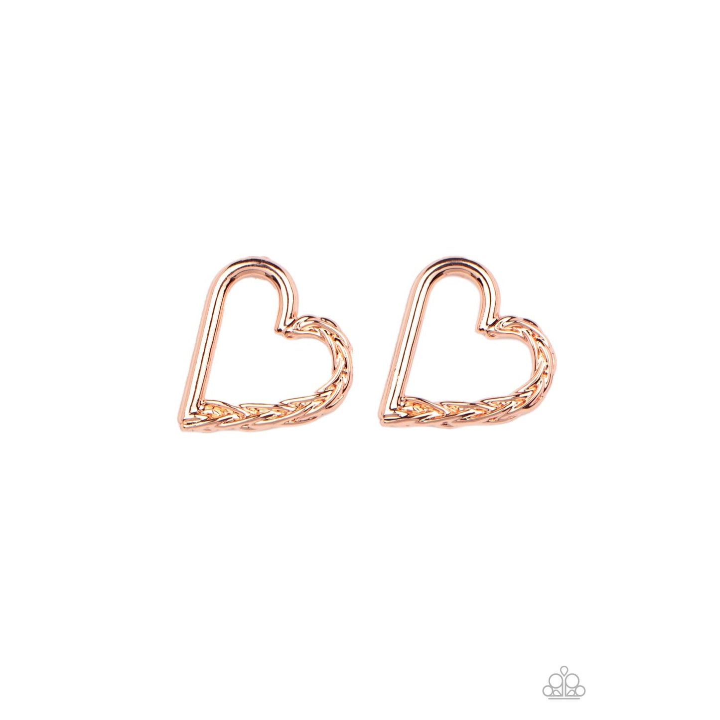 Cupid, Who? - Copper Earrings - Paparazzi Accessories - GlaMarous Titi Jewels