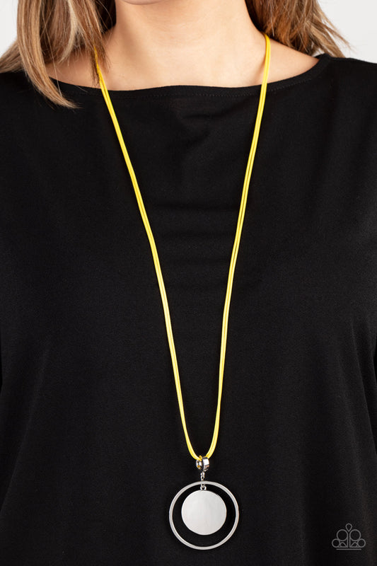 Rural Reflection ♥ Yellow Necklace ♥ Paparazzi Accessories