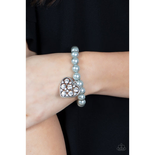 Cutely Crushing - Silver Bracelet - Paparazzi Accessories - GlaMarous Titi Jewels