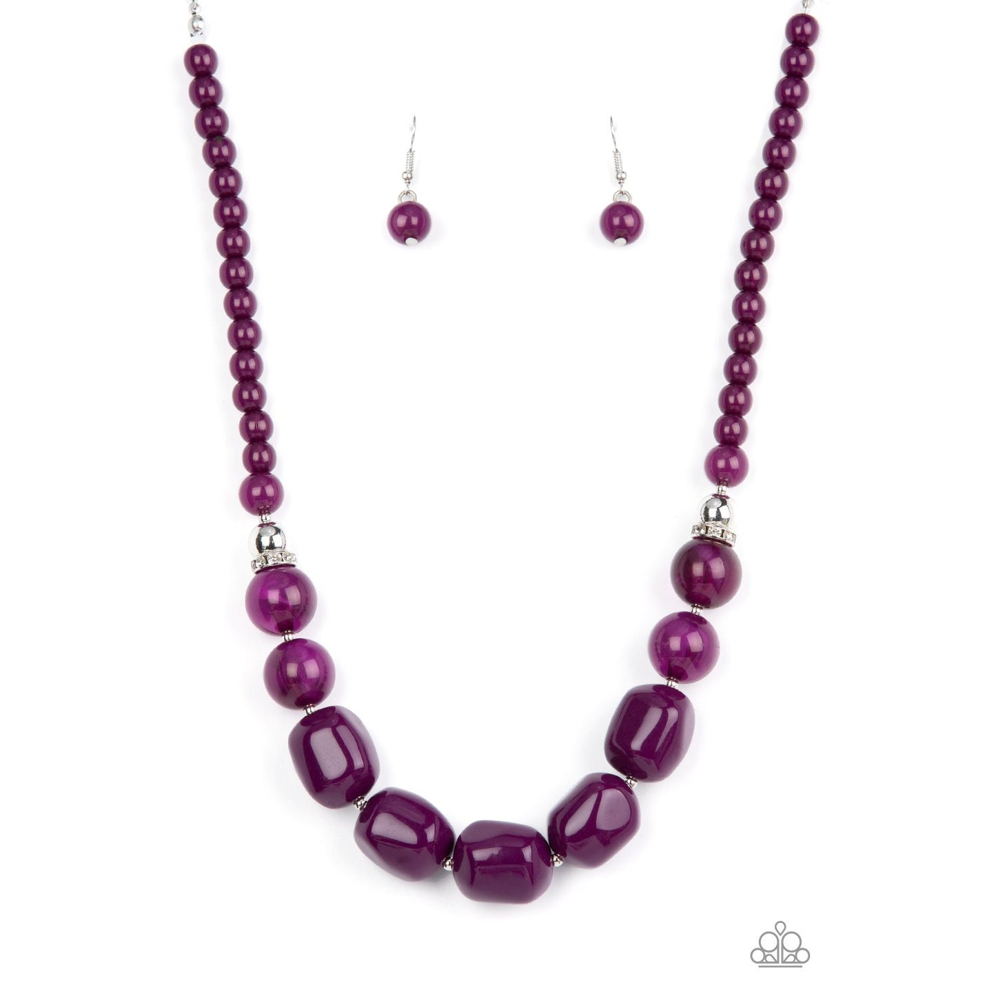 Ten Out of TENACIOUS - Purple Necklace - Paparazzi Accessories - GlaMarous Titi Jewels