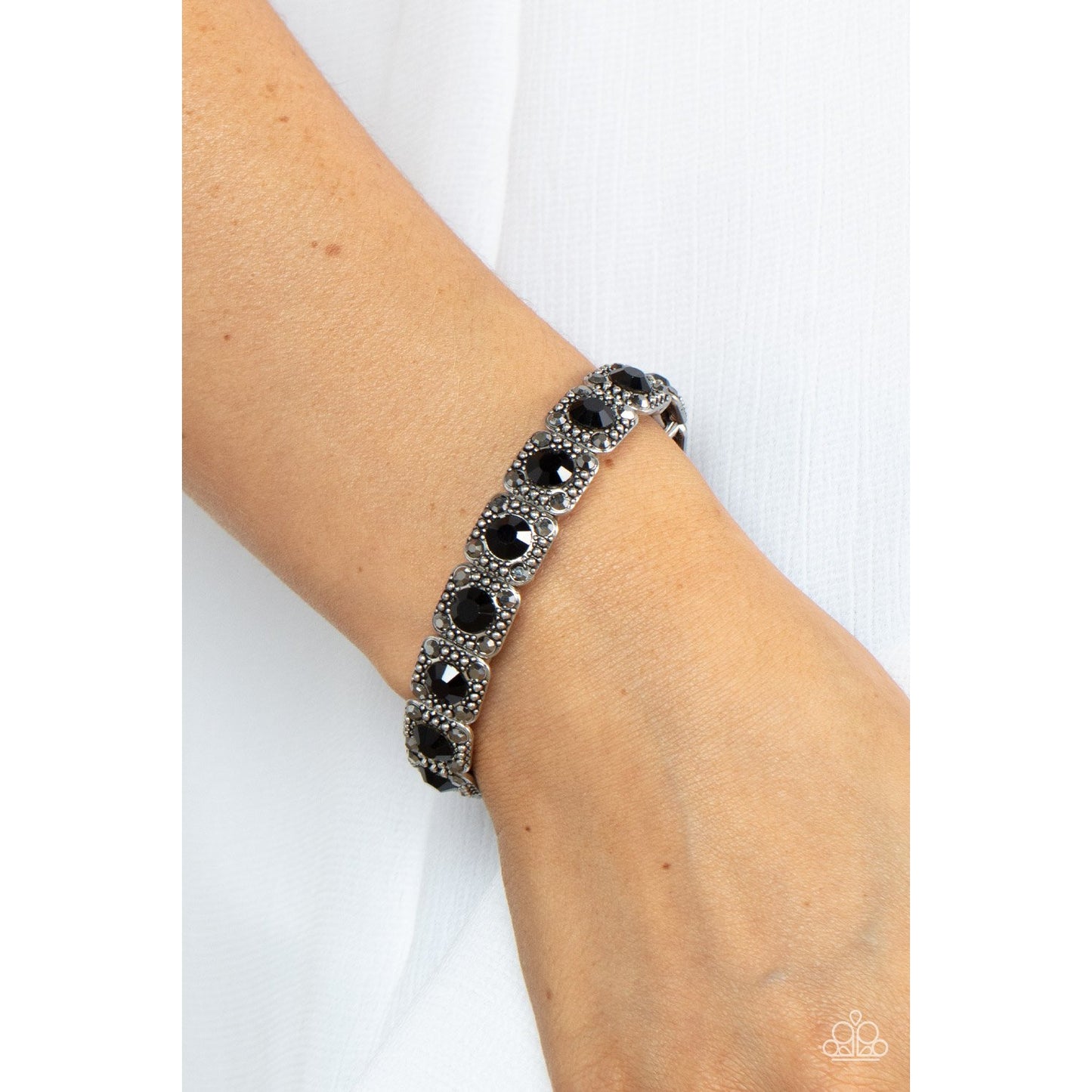 Cache Commodity - Black Bracelet - Paparazzi Accessories - GlaMarous Titi Jewels