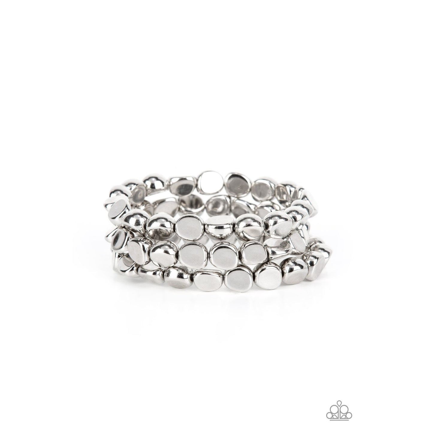 HAUTE Stone - Silver Bracelet - Paparazzi Accessories - GlaMarous Titi Jewels