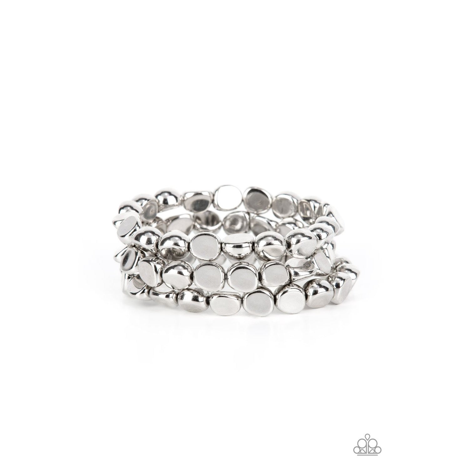 HAUTE Stone - Silver Bracelet - Paparazzi Accessories - GlaMarous Titi Jewels