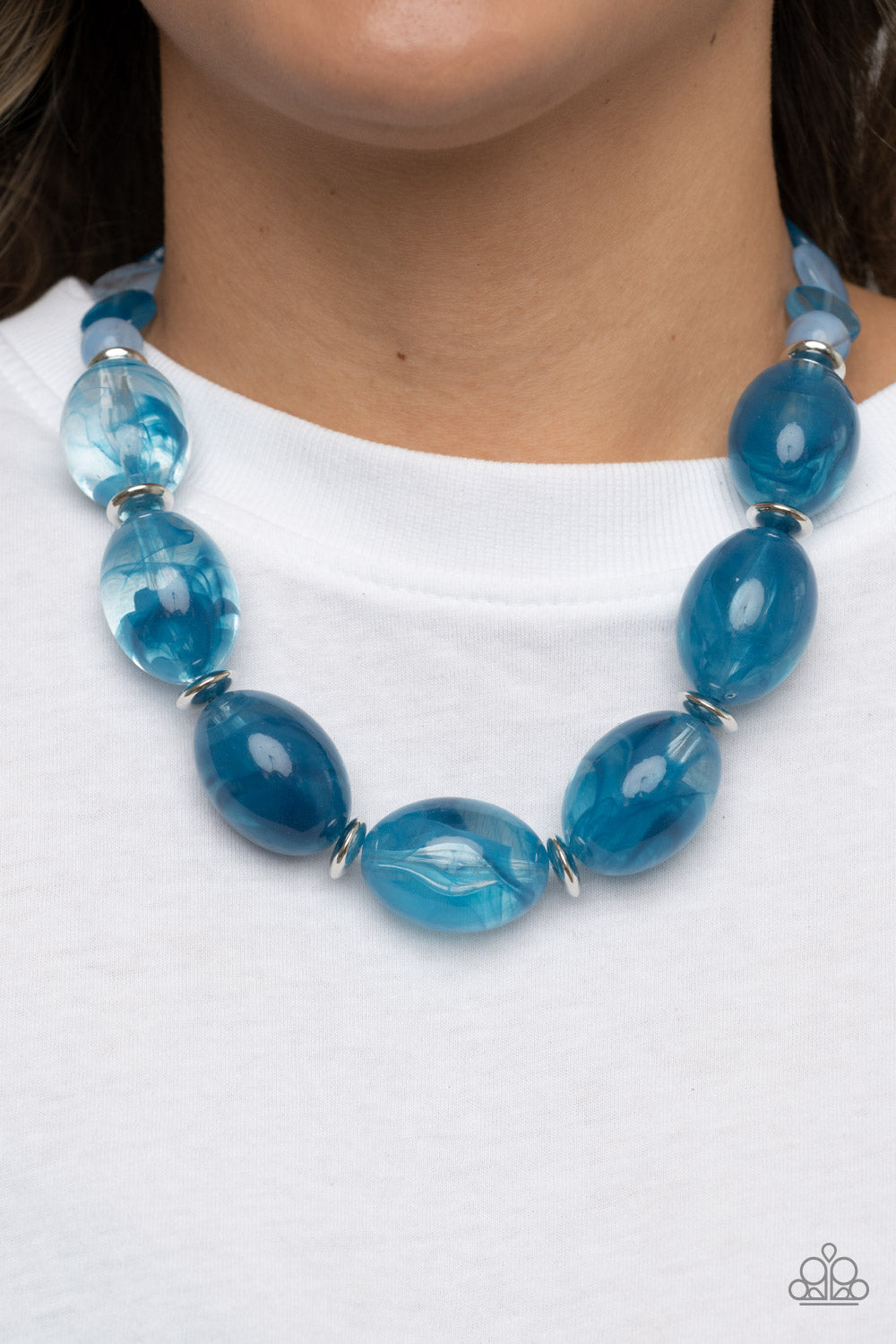 Paparazzi Belle of the Beach - Blue Necklace ♥