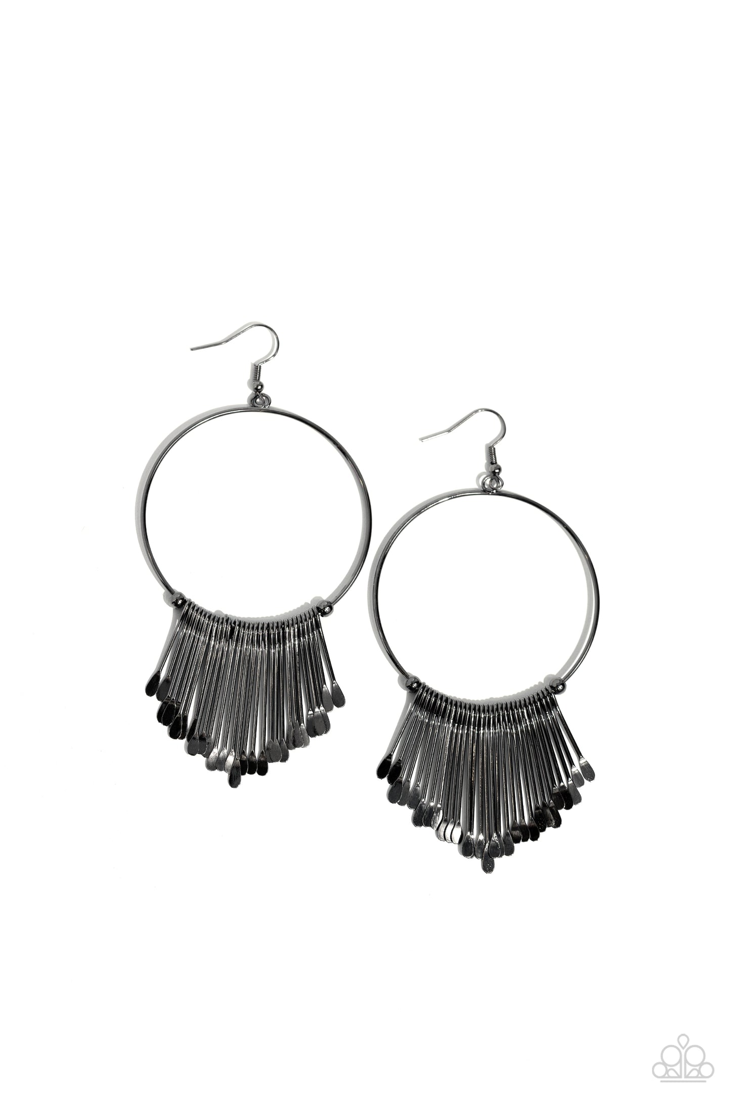 The Little Dipper - Black Earrings ♥ Paparazzi Accessories