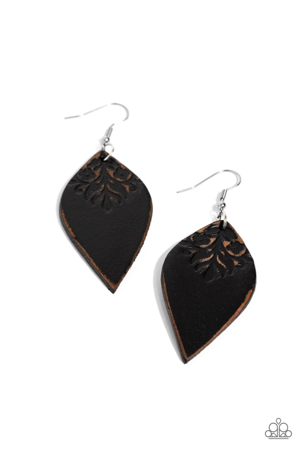 Naturally Nostalgic - Black Earrings ♥ Paparazzi Accessories