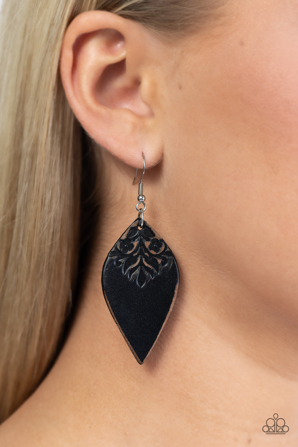 Naturally Nostalgic - Black Earrings ♥ Paparazzi Accessories