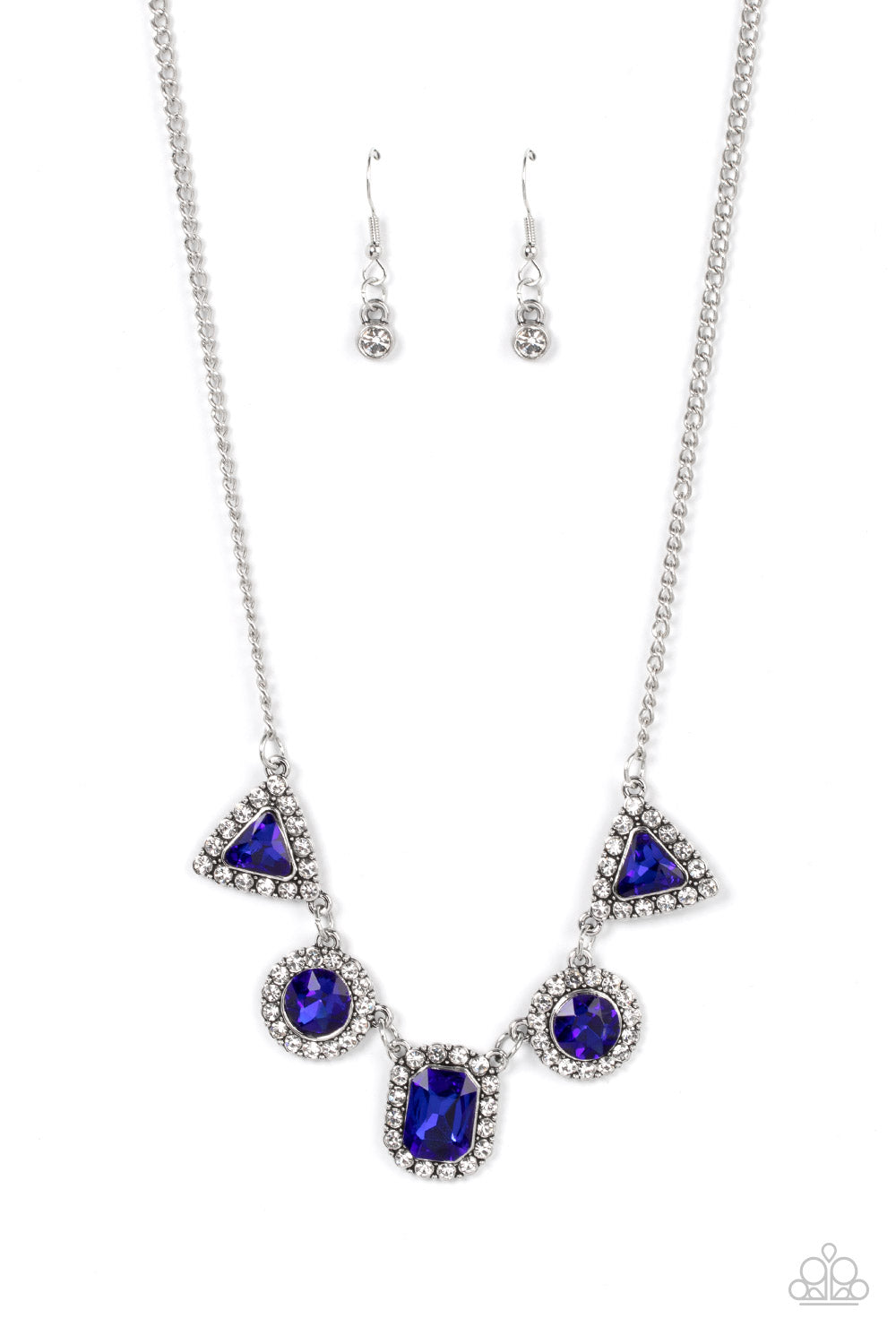 Posh Party Avenue - Blue Necklace - Paparazzi Accessories - GlaMarous Titi Jewels