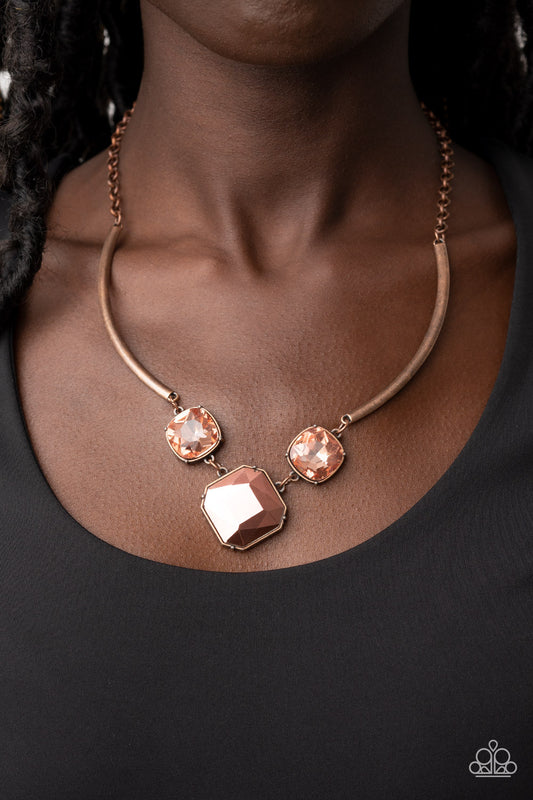 Divine IRIDESCENCE - Copper Necklace ♥ Paparazzi Accessories