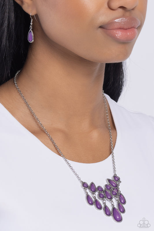 Exceptionally Ethereal - Purple Necklace ♥ Paparazzi Accessories