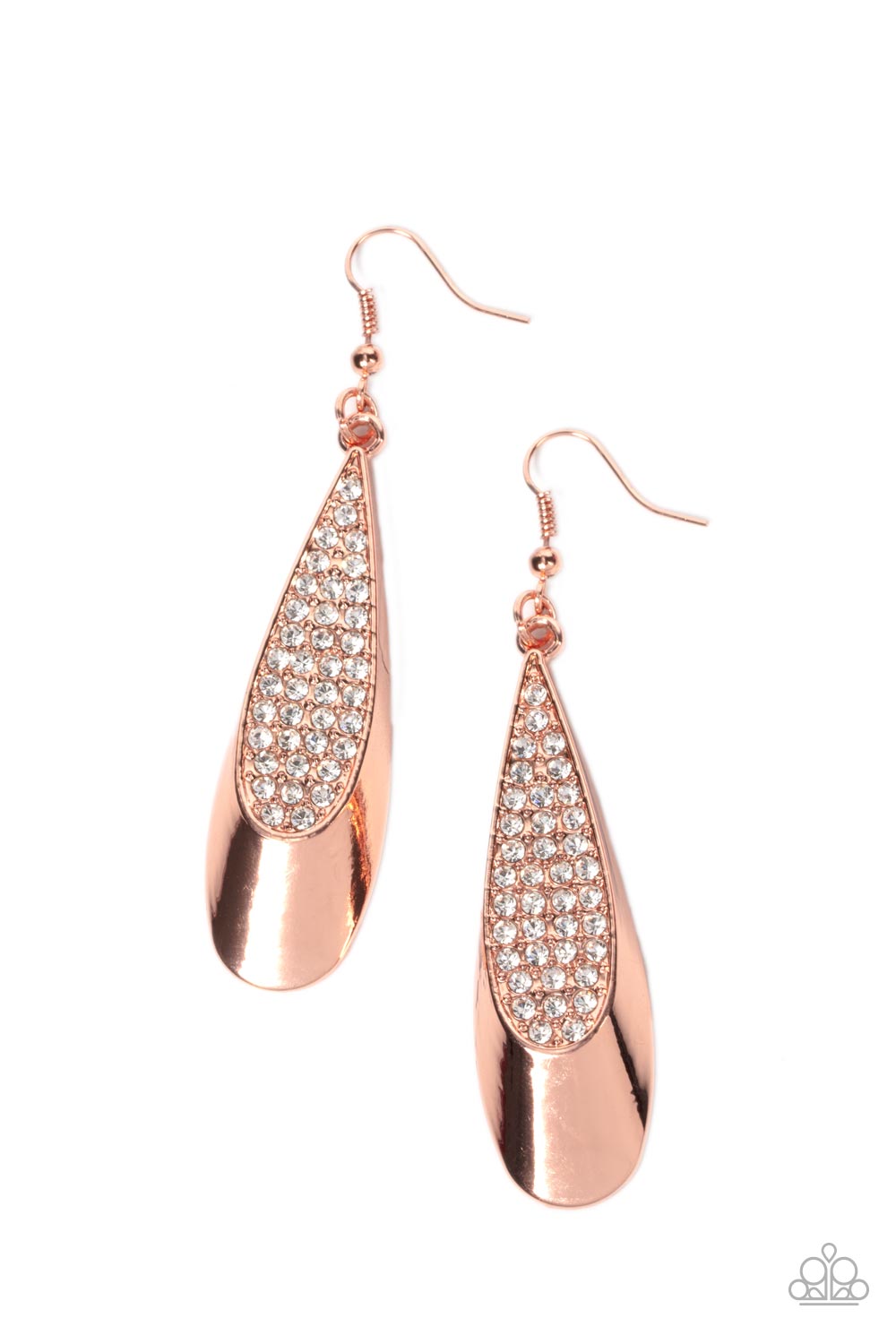 Paparazzi Prismatically Persuasive - Copper Earrings ♥