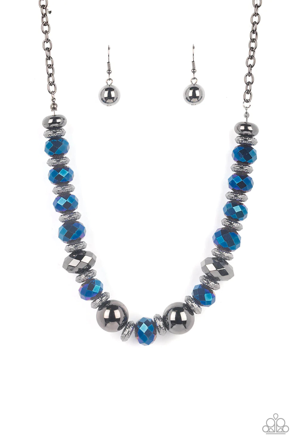 Interstellar Influencer ♥ Blue Necklace ♥ Paparazzi Accessories - GlaMarous Titi Jewels