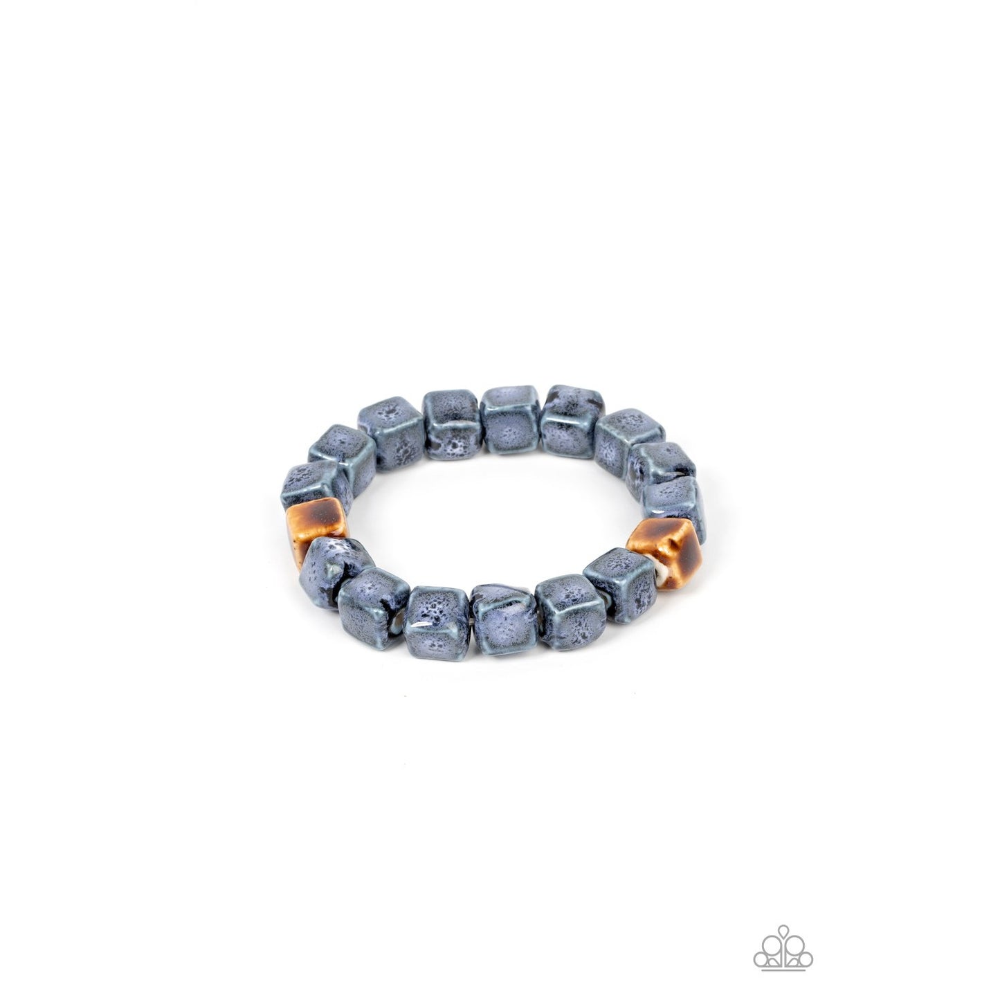 Glaze Craze - Blue Bracelet - Paparazzi Accessories - GlaMarous Titi Jewels