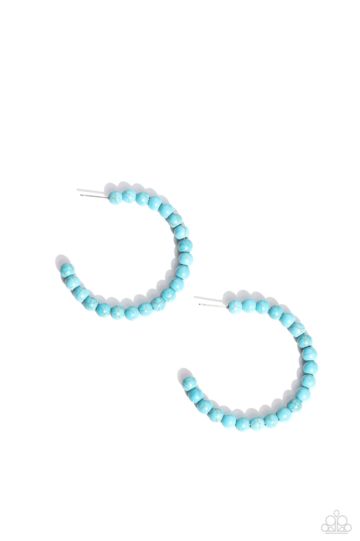 Rural Retrograde - Blue Earrings ♥ Paparazzi Accessories