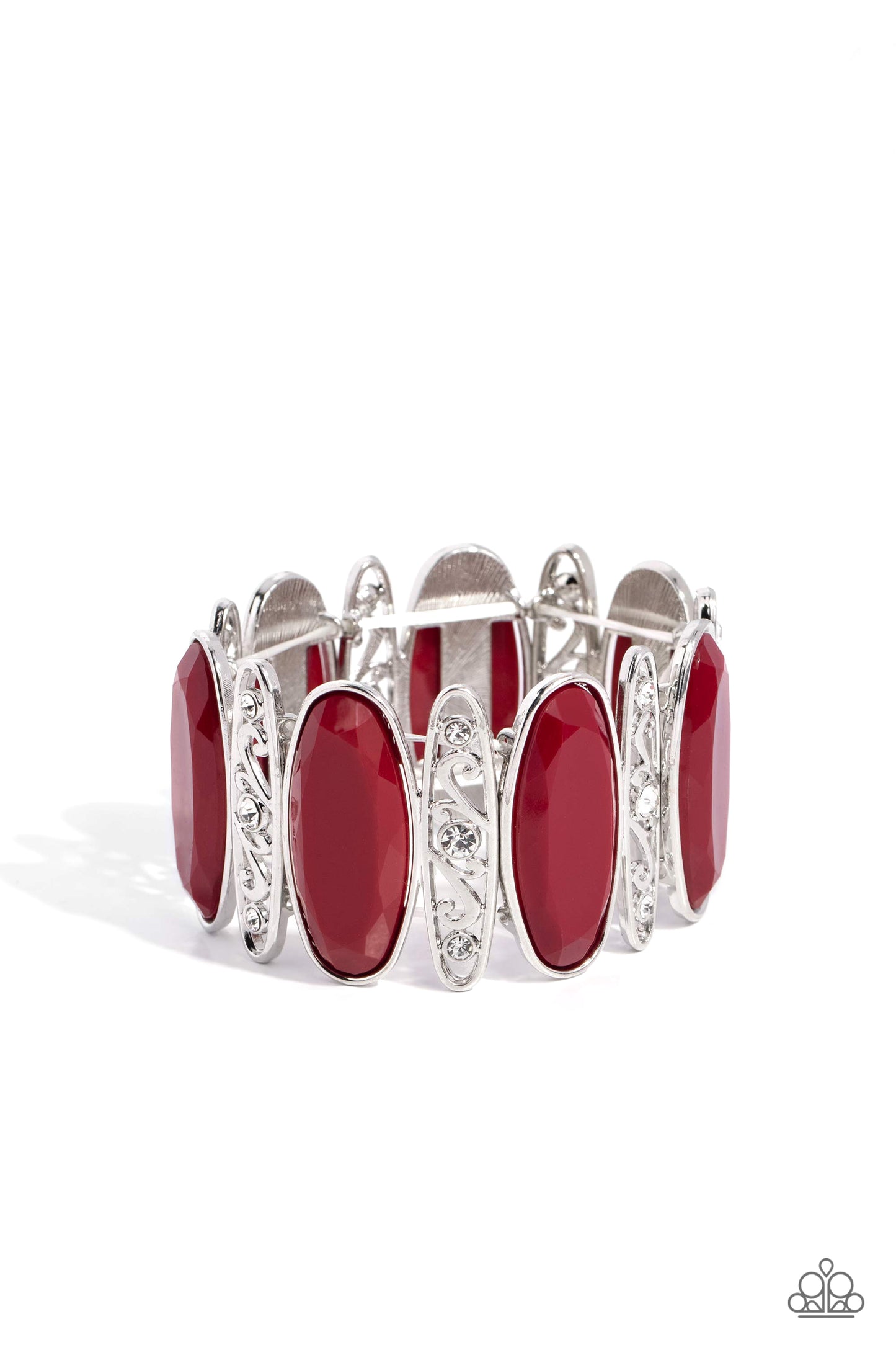 Saturated Sparkle - Red Bracelet ♦ Paparazzi Accessories