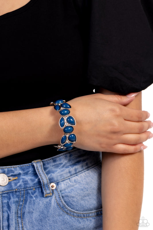 Gondola Groves - Blue Bracelet ♥ Paparazzi Accessories