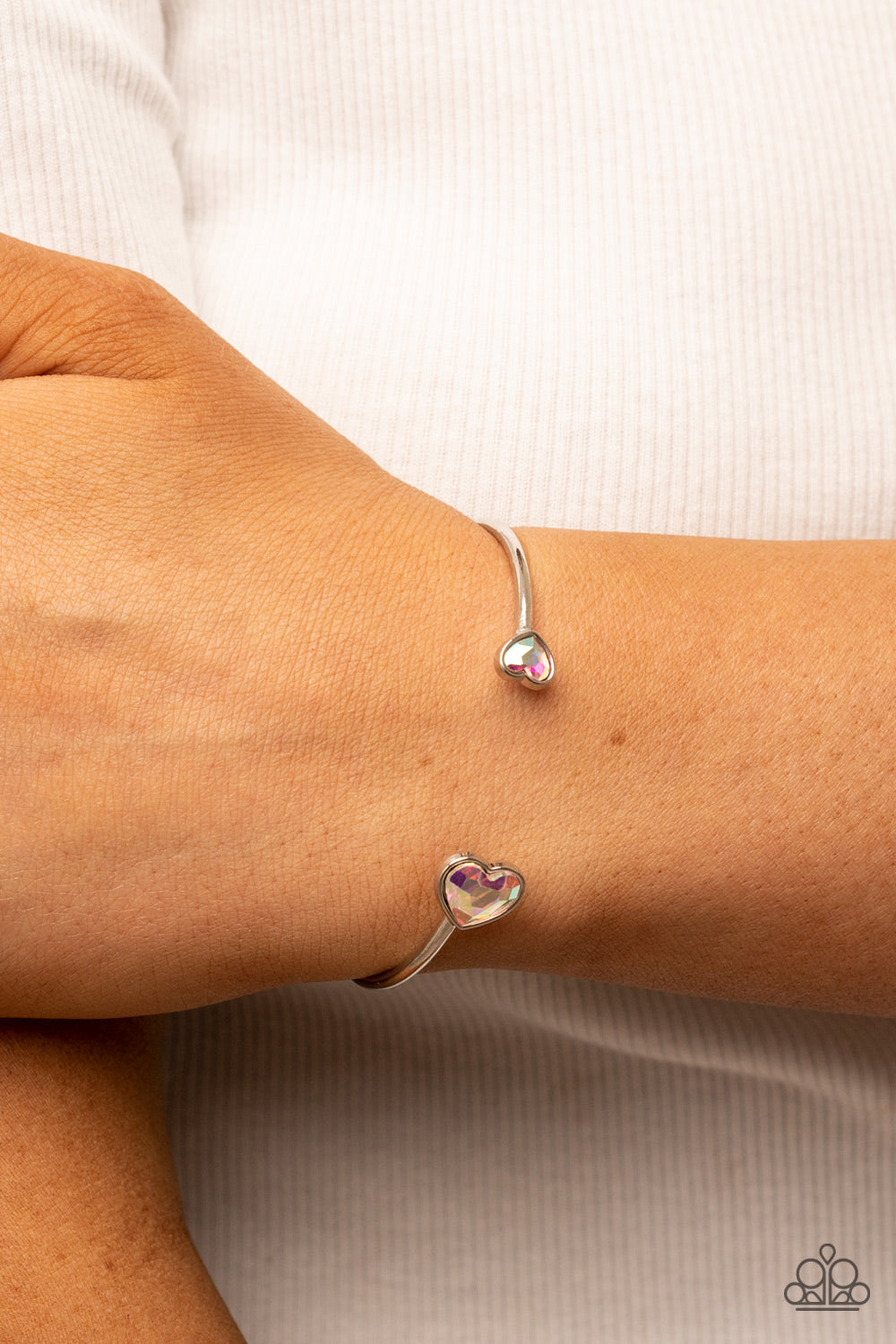 Unrequited Love - Multi Iridescent Bracelet - Paparazzi Accessories - GlaMarous Titi Jewels
