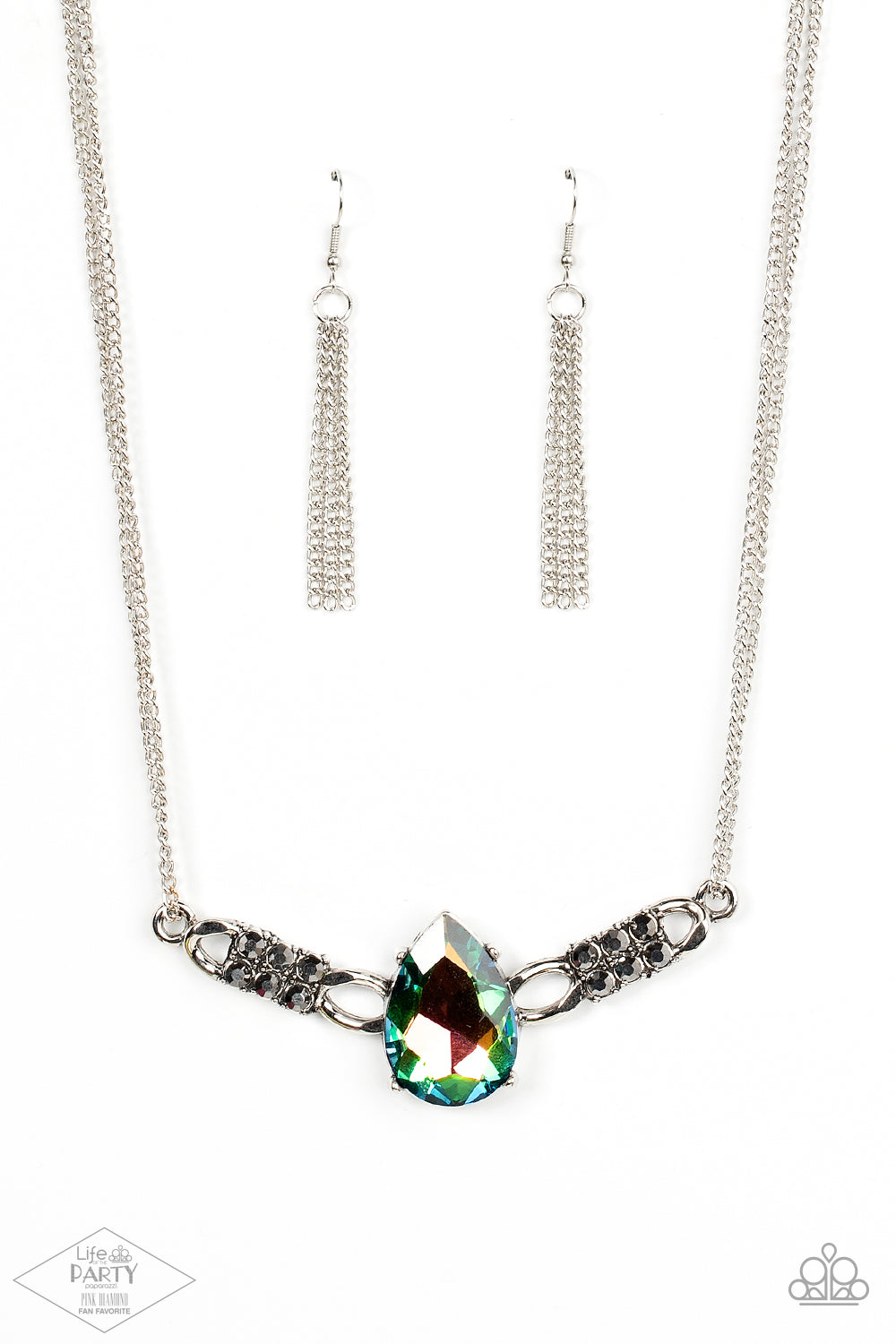 Way To Make An Entrance ♥ Multi Oil Spill Necklace ♥ Paparazzi Accessories - GlaMarous Titi Jewels