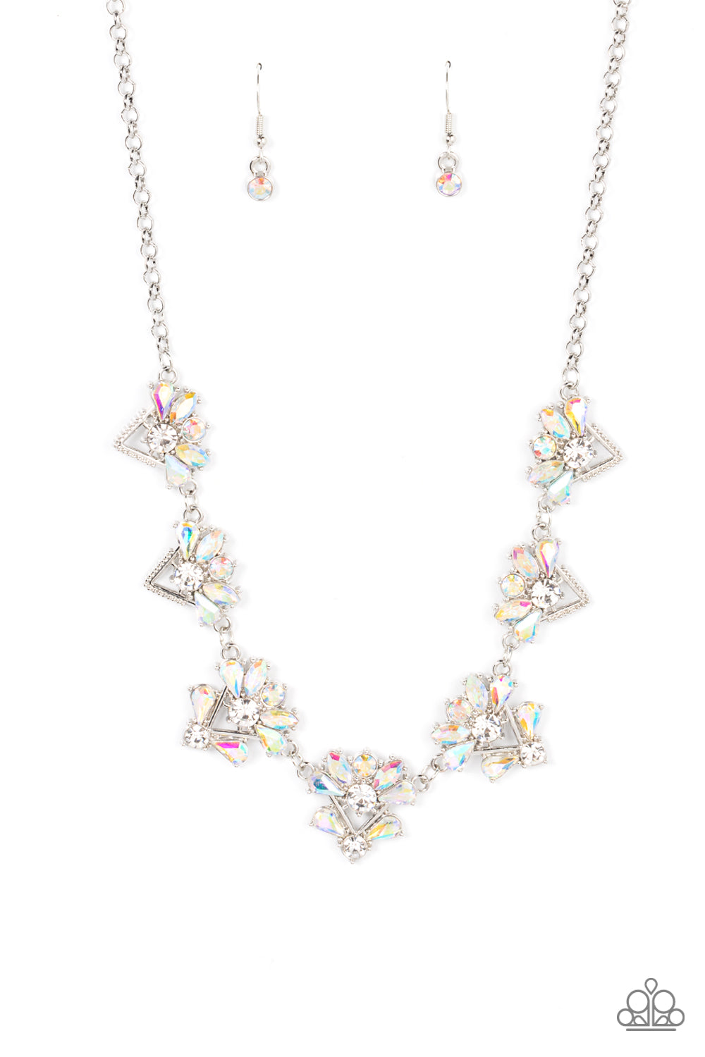 Extragalactic Extravagance - Multi Iridescent Necklace - Paparazzi Accessories - GlaMarous Titi Jewels