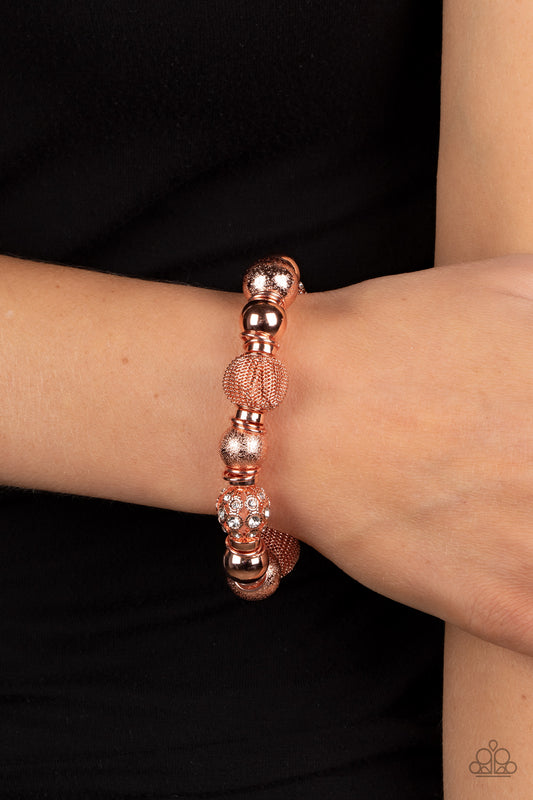 Paparazzi We Totally Mesh ♥ Copper Bracelet ♥