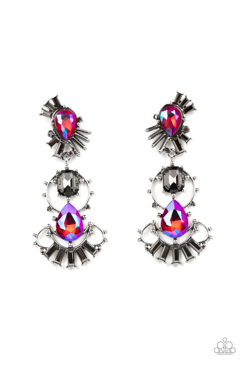Ultra Universal ♥ Pink Iridescent Earrings ♥ Paparazzi Accessories - GlaMarous Titi Jewels
