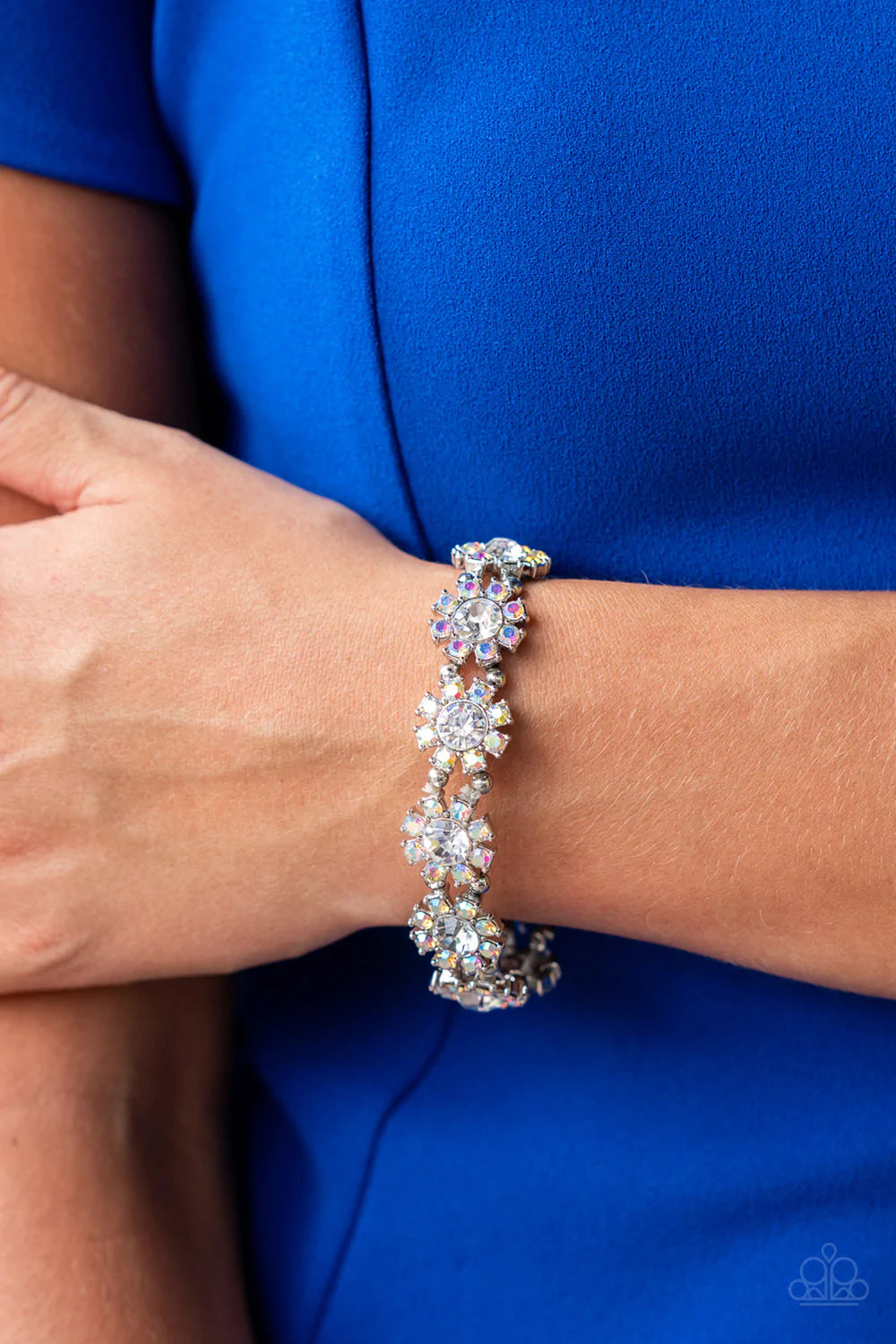 Premium Perennial ♥ Multi Iridescent Rhinestone Bracelet ♥ Paparazzi Accessories - GlaMarous Titi Jewels