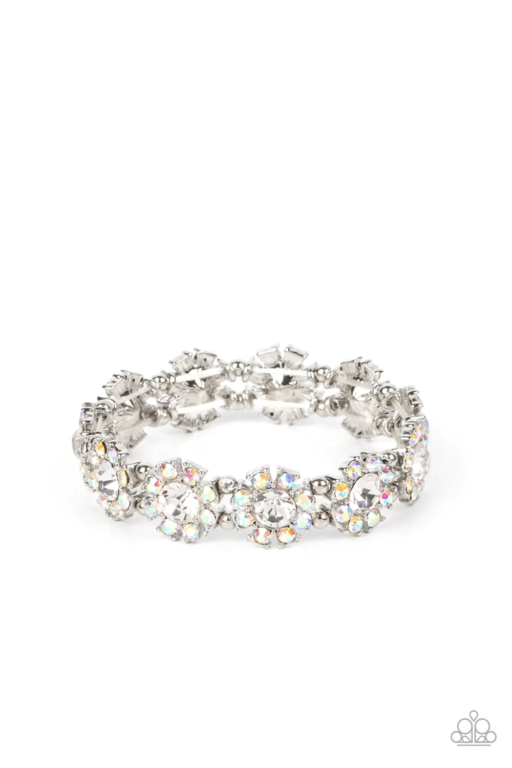 Premium Perennial ♥ Multi Iridescent Rhinestone Bracelet ♥ Paparazzi Accessories - GlaMarous Titi Jewels