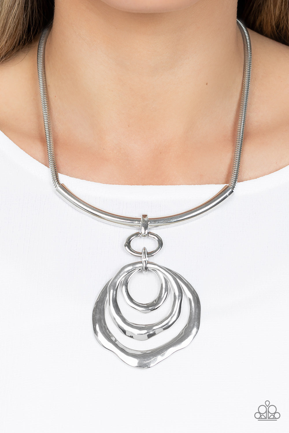 Forged in Fabulous ♥ Silver Necklace ♥ Paparazzi Accessories