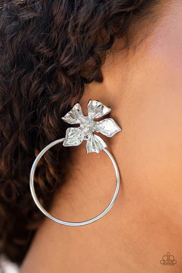 Buttercup Bliss ♥ Silver Earrings ♥ Paparazzi Accessories - GlaMarous Titi Jewels