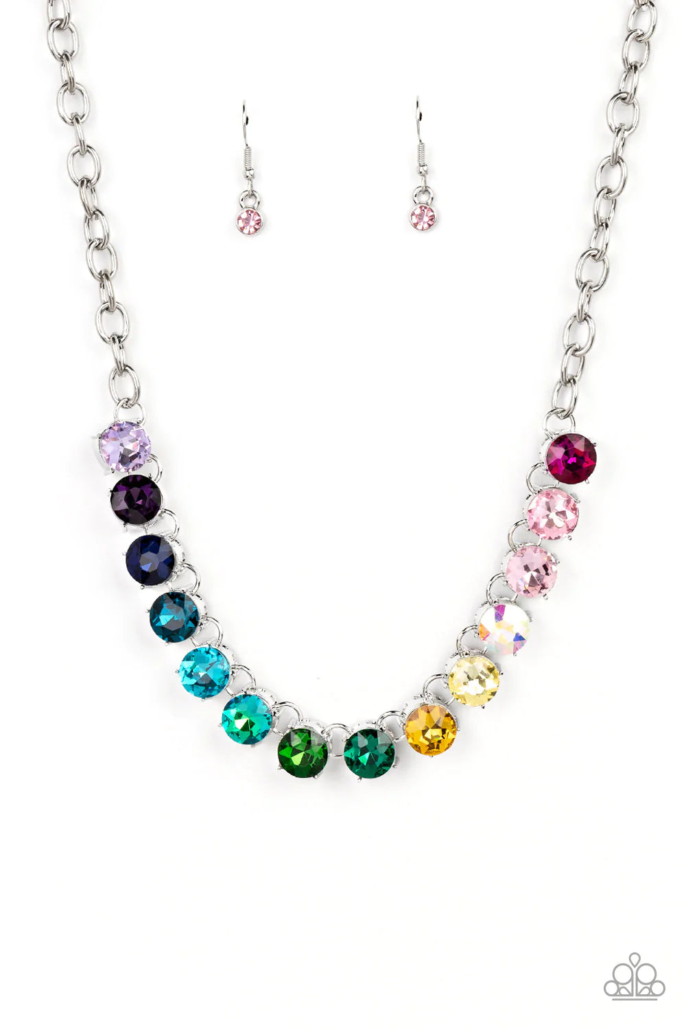 Rainbow Resplendence ♥ Multi Necklace ♥ Paparazzi Accessories - GlaMarous Titi Jewels